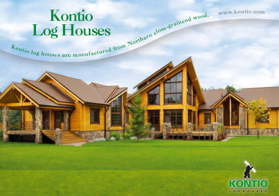 Kontio Log house Living in English
