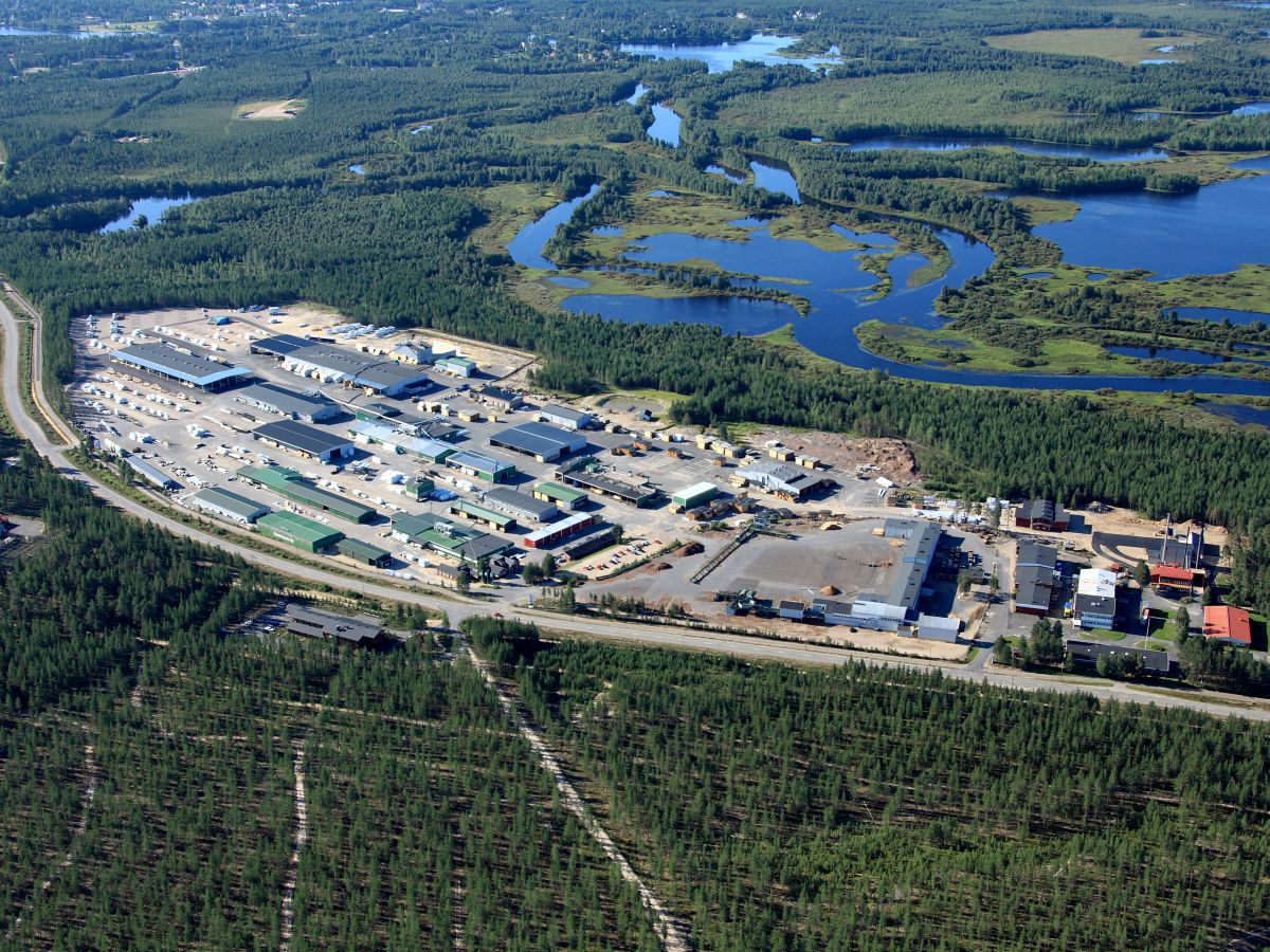 Kontio hirsitalotehdas Pudasjärvi